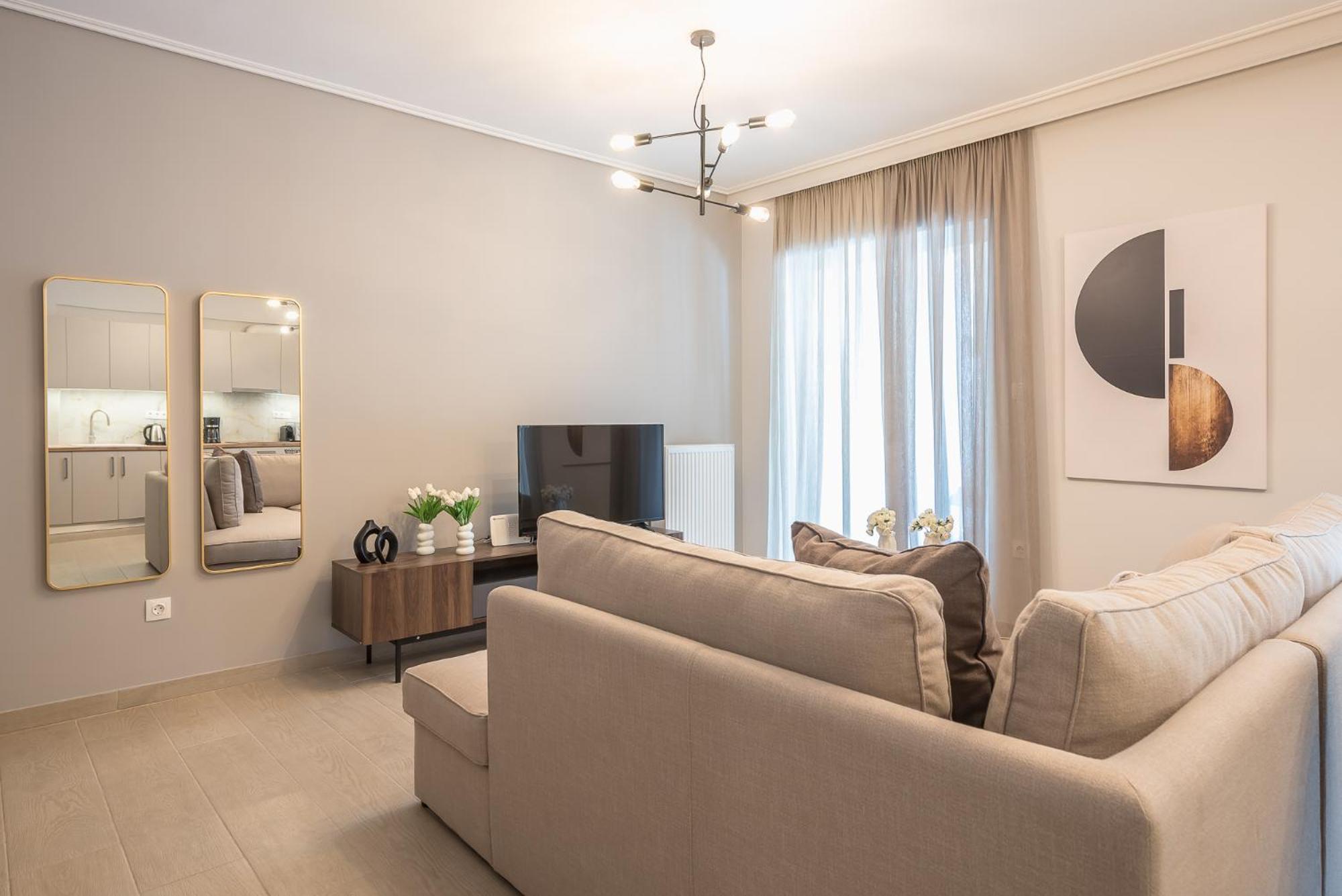 Apartment Chic 2br With Balcony